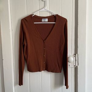 Old Navy Women's Brown Cardigan Sweater